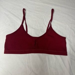 Burgundy bralette